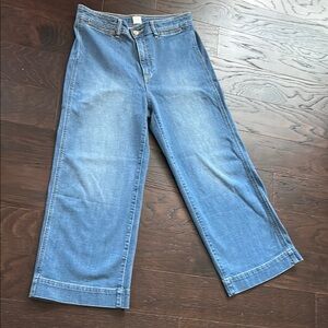 Gap High Rise Wide-Leg Crop Jeans
